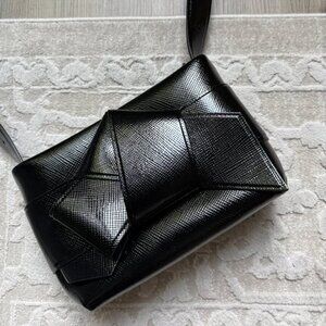 Acne Studios Patent Musubi Knot Bag